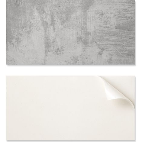 Panel de vinilo impreso - Decoraci贸n de dormitorio 100x50 cm Textura de hormig贸n visto