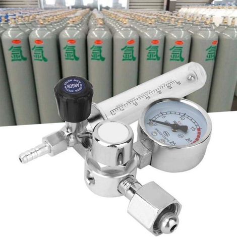 1 Débitmètre Régulateur Manomètre Argon,CO2,Hélium,Soudure MIG,TIG,Atelier (1/4)