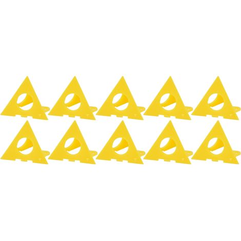 Lot de 10 mini supports coniques pour peinture, support pour toile de peinture fluide, rehausseur de porte d'armoire