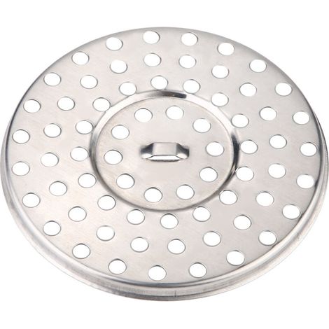 Grille de Douche Ronde en Acier Inoxydable 8,5 cm pour Évacuation d'Eau de Balcon