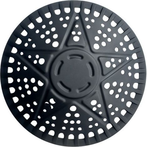 Bonde de sol ronde universelle en silicone monobloc - Ajustement élastique, protection filtre anti-obstruction (1/5)