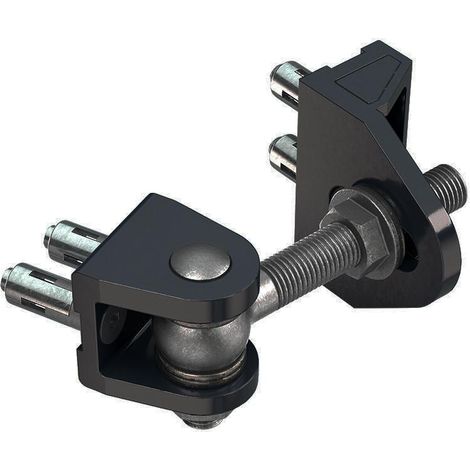 Locinox Bolton HD4D Quick-Fix cerniera nera 180°