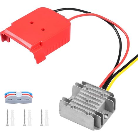 DC DC Step Down Converter, 18 V auf 12 V Abwärtswandler für M18-Batterie, 12V 10A 120W Abwärtswandler mit Überentladungsschutzschalter, für Power Toy Light (1/5)