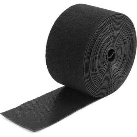 Ruban Serre-Câble Réutilisable, 50mm x 5M Ruban Crochet et Boucle Double Face, Organisateur pour Cordes et Câble Electrique (1/5)