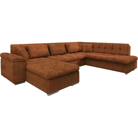 Sofá rinconero Comfivo Gemma II, Flow 9, Función de descanso, 348x205x76cm, 0