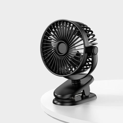 Ventilatore - Ventilatore USB - Mini ventilatore - Ventilatore da tavolo - Con clip - Tre velocità del vento regolabili - Angolo regolabile - Ventilatore portatile - Adatto per uffici, scuole e dormit