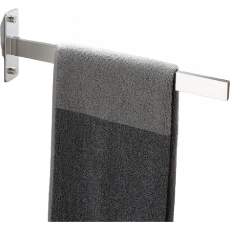 Barre porteserviettes perforée en inox 304 Pratique pour salle de bain ou cuisine, finition argentée élégante (1/5)
