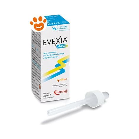 Candioli Dog&Cat Evexia Fast New in Gocce - Confezione 40 ml -