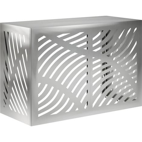 Housse de climatiseur Argenté 90 x 40 x 60 cm Acier galvanisé vidaXL (1/5)