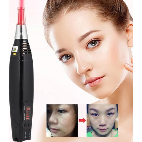 Stylo Laser Rouge Picoseconde pour Enlever Tatouages et Taches, Anti-Mélanine, Alimentation UE (1/5)