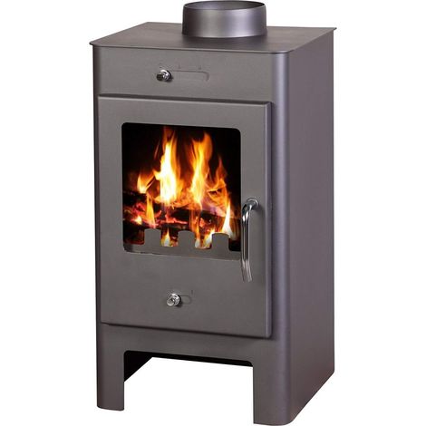 Victoria 05 Padua Poêle à bois à combustion solide Design écologique 5,4 kW (1/2)