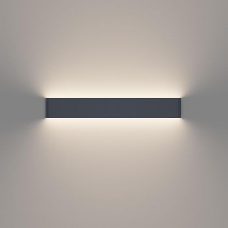 1 Applique murale LED 20W, Design moderne haut et bas, Blanc naturel 4000K, Pour salon chambre couloir (1/5)