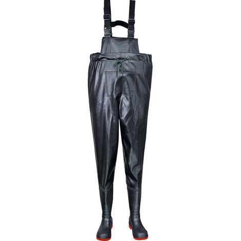 Cuissardes - Waders S5 couleur : Noir taille 46 - PORTWEST