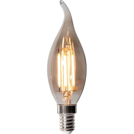 E14 Dimmbare LED-Glühbirne BXS35 Rauch 4W 300 lm 2200K