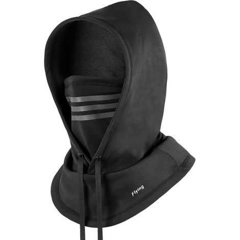 Cagoule Polaire Coupe-Vent Réfléchissant pour Hommes et Femmes - Idéal pour Ski, Cyclisme et Course d'Hiver