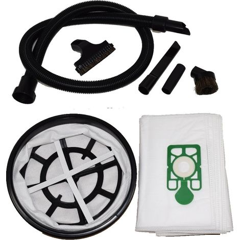 1.8 Metre Vacuum Hose 10 x Dust Bags + Filter + Tools Set Fits HENRY and HETTY