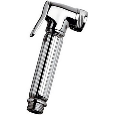 Remer Rubinetterie doccetta Lux a pulsante Shut-off in ottone cromo per igiene personale bagno (1/3)