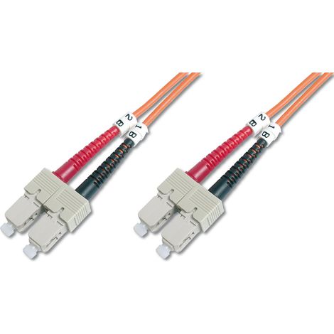 Câbles réseau et DAC DIGITUS FO patch cord duplex LC to LC MM OM4 50/125u 7 m 7 m de longueur