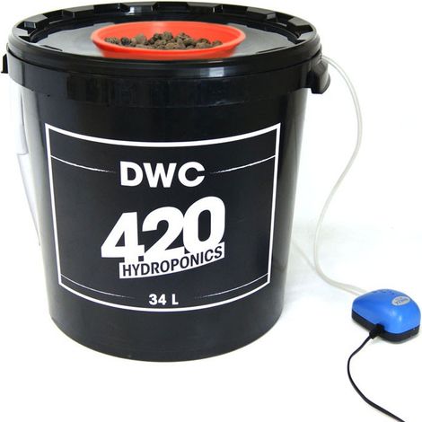420 HYDROPONICS - DWC 34 L , systeme de culture hydroponique , aéroponique