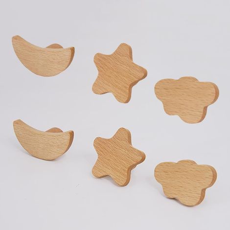 Poignées de tiroir pour enfants, lot 6, meubles chambre et salon (1/5)