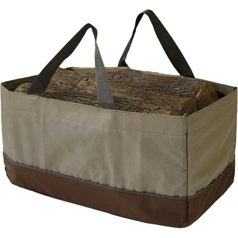 Sac de rangement extérieur imperméable pour bois de chauffage - Sac de transport de bûches pour bois de chauffage - Sac de rangement facile à transporter (1/3)