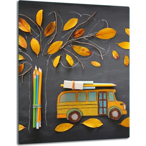 TABLERO DE MESA CON PANEL DE CRISTAL 40x52 AUTUMN (1/5)