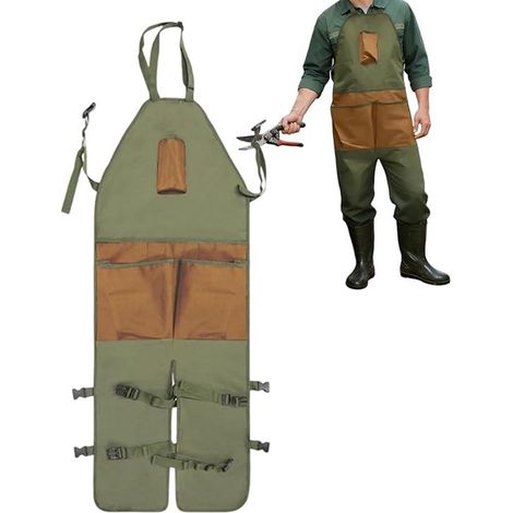 Grembiule da giardinaggio - Unisex - Regolabile e dal design elegante - Impermeabile e resistente all'abrasione - Per la cura dell'orto (1/5)