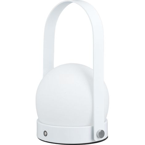 Lanterne LED portable, 3 températures de couleur, intensité variable, rechargeable, lampe de table pour chambre, intérieur et extérieur, blanche (1/5)