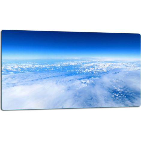 Schneidebrett aus Glas, 52x30 cm, Himmelblau (1/5)
