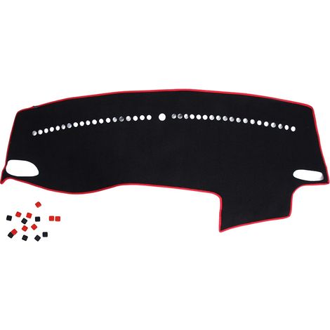 Tapis de tableau de bord antireflet pour Volvo S60 V60 2011-2016 - Protection solaire en feutre noir, housse de planche de bord (1/5)