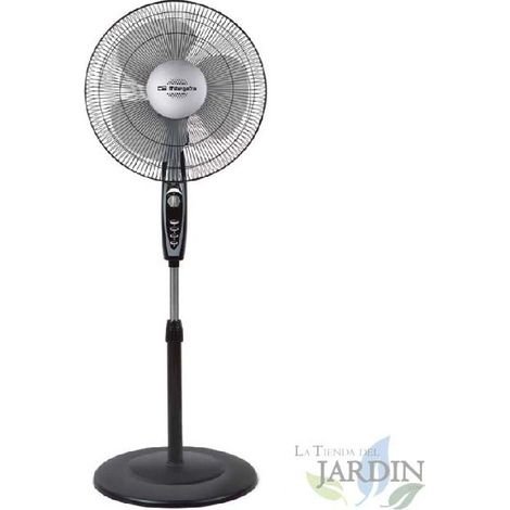 Ventilateur sur pied Orbegozo SF3347, 3 vitesses de ventilation, minuterie