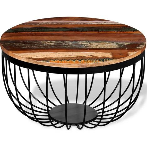 Maison Exclusive - Couchtisch Altholz Massiv