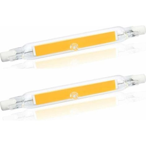 5W R7S 78MM Ampoule LED de J78 COB filament, 500 lumens 360 degrés, ampoule halogène 30W 48W 50W équivalent, parfait pour maison, cuisine, pièce, balcon, bureau, etc (2pcs, Blanc Chaud 2700K) (1/4)