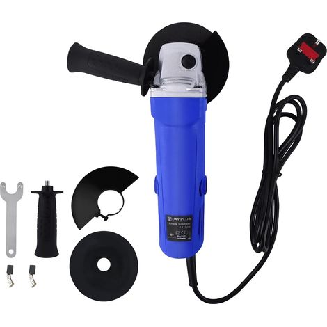 Mini meuleuse d'angle électrique 750W, meule, poignée auxiliaire et capot de protection de sécurité, meuleuse d'angle filaire multifonction, adaptée aux carreaux de céramique, au meulage et au polissa