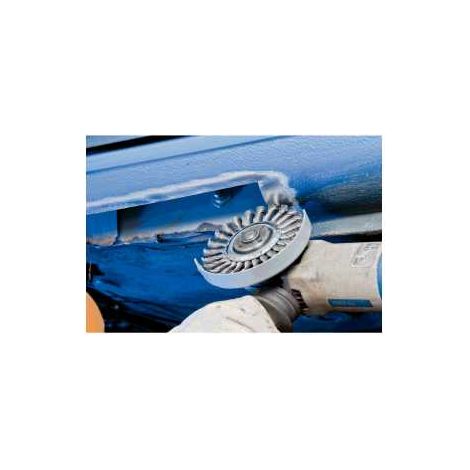PFERD TOOLS Rundbürste gezopft RBG Ø 178x13x22,2 mm Stahl-Draht-Ø 0,50mm Winkelschleifer (10) 10 Stk (1/5)