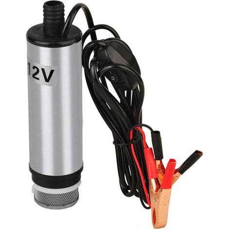 Pompe à huile submersible auto-amorçante 12 V, petite pompe électrique de transfert d'eau et d'huile, pompe de ravitaillement portable pour voiture et moto (1/5)