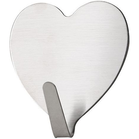 Ganchos adhesivos para abrigos de baño, 5 unidades, ganchos de acero inoxidable para toallas, ganchos de pared para cocina y baño. (1/5)
