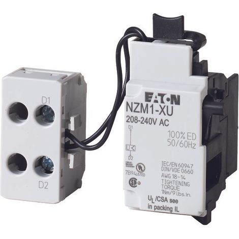 Sganciatore di minima tensione con morsettiera NZM1-XU208-240AC