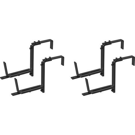 Support de Jardinière Réglable 4 Pièces (6 à 12,5 Pouces) pour Supports de Jardinières, Jardinières, Crochets de Jardinières, Mur (1/4)