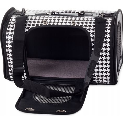 Hundetasche Größe M Weiß