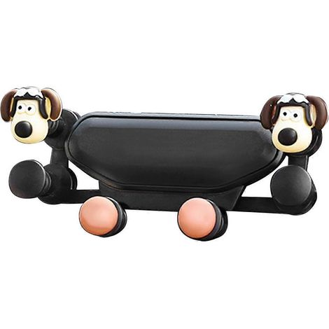 Support de téléphone pour grille d'aération de voiture – Pince robuste, support de navigation universel et mignon pour téléphones de 4 à 7 pouces (1/5)