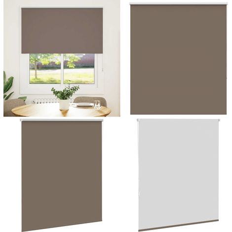 vidaXL Verdunkelungsrollo Kaffeebraun 140x175 cm Stoffbreite 136,6 cm (1/5)