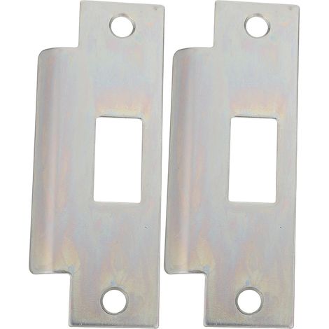 métallique pour loquet de porte intérieure 2 pièces plaque