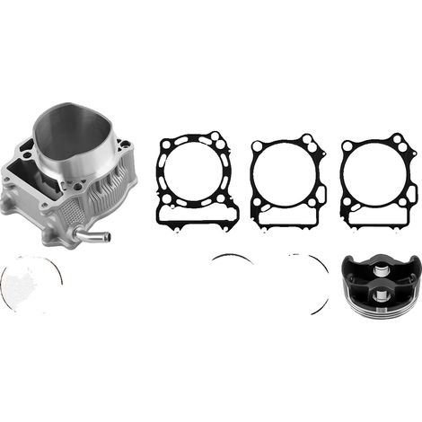 Kit di revisione della parte superiore del cilindro, in alluminio, cilindrata 400cc, compatibile con Suzuki DR-Z400, include guarnizioni e fasce elastiche, elevata durata. (1/4)