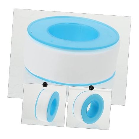 Lot de 20 - Teflon Ruban Plomberie - Ruban Teflon Etancheite 20 mm X 20 m - Rubans d'Étanchéité Ptfe Blancs Pour Tuyaux Tête De Douche Scellant (1/5)