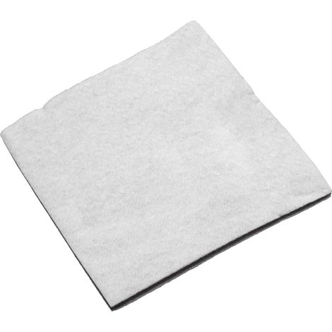 vhbw 1x filtro protector motor para diversas aspiradoras, 3 capas, recortable, 15 x 15 x 0,8 cm, vellón micro / espuma