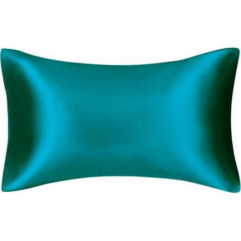 Taie d'oreiller - - 50x75cm - 100% Soie de Mûrier - Fermeture Éclair Dissimulee - Anti-âge (1/4)