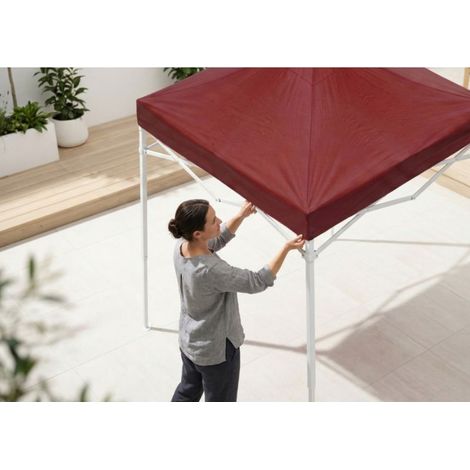 Complementos Carpas Plegables - Techo para Carpas 3x3 Eco - Rojo (1/5)