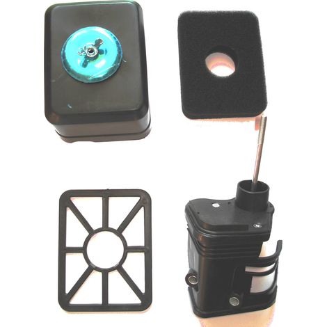 Jardiaffaires – Boîtier filtre à air adaptable – Compatible Honda GP160, GP200, GX120, GX140, GX160, GX200 – Filtre en mousse à huiler