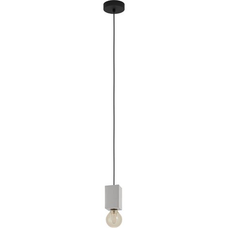 Suspension luminaire Prestwick 3, lustre chambre industriel (1/5)